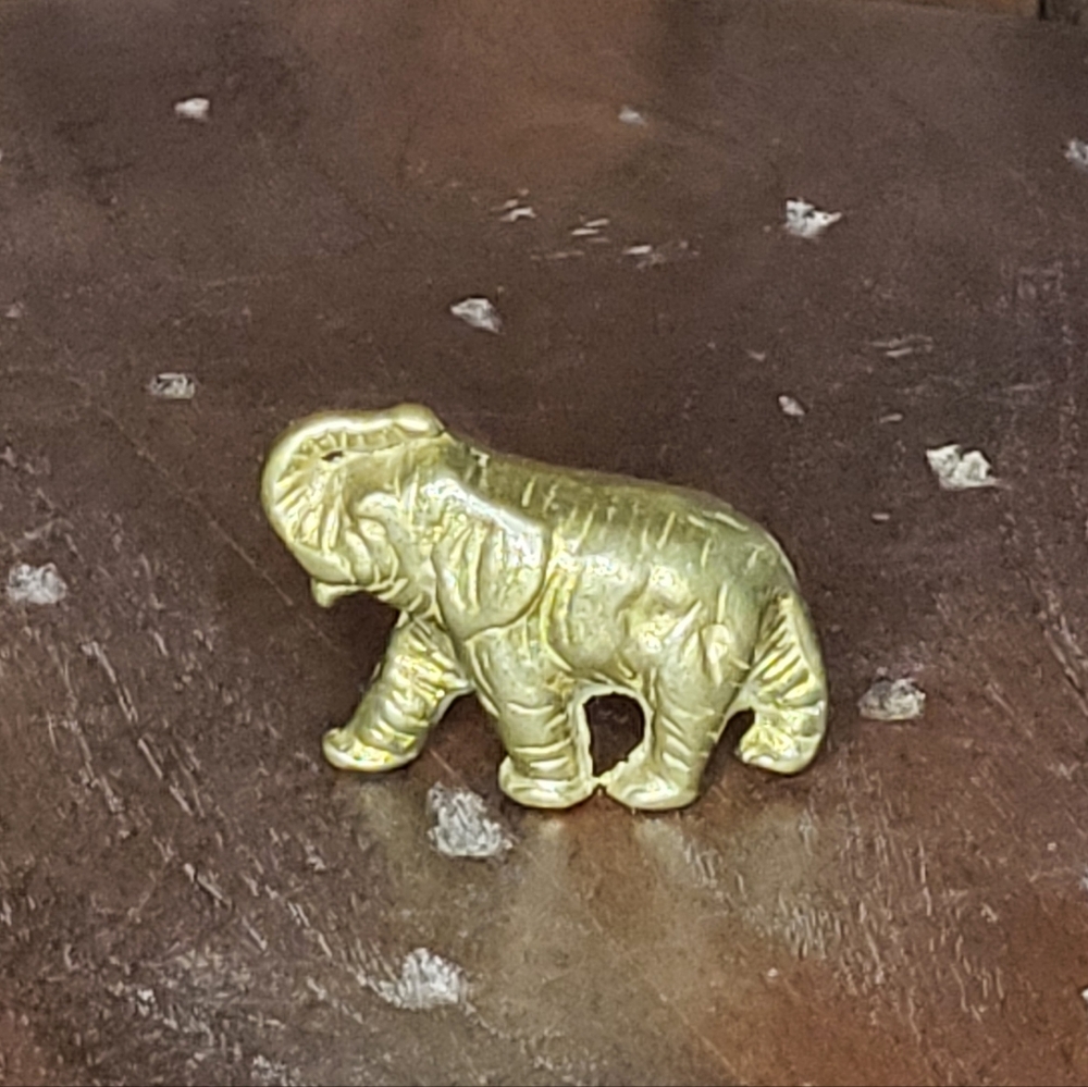 Brass Elephant Figurine